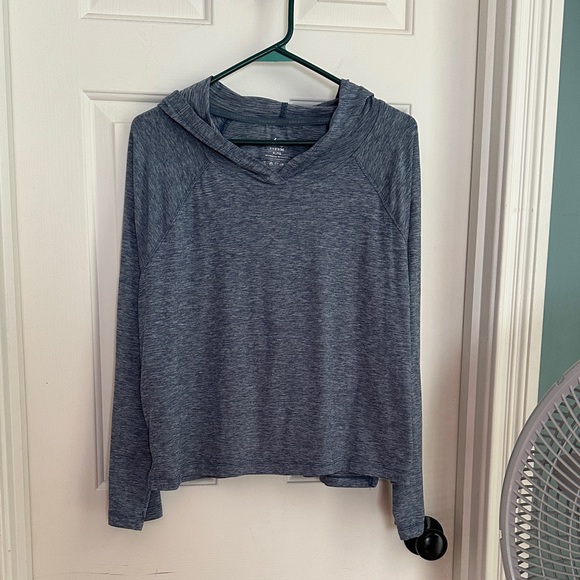 RBX Women's Long Sleeve Tee - Heathered Blue - Picture 1 of 8